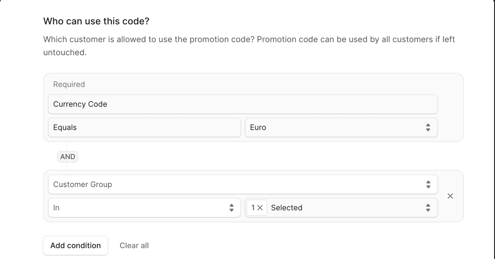 Promotions Screenshot