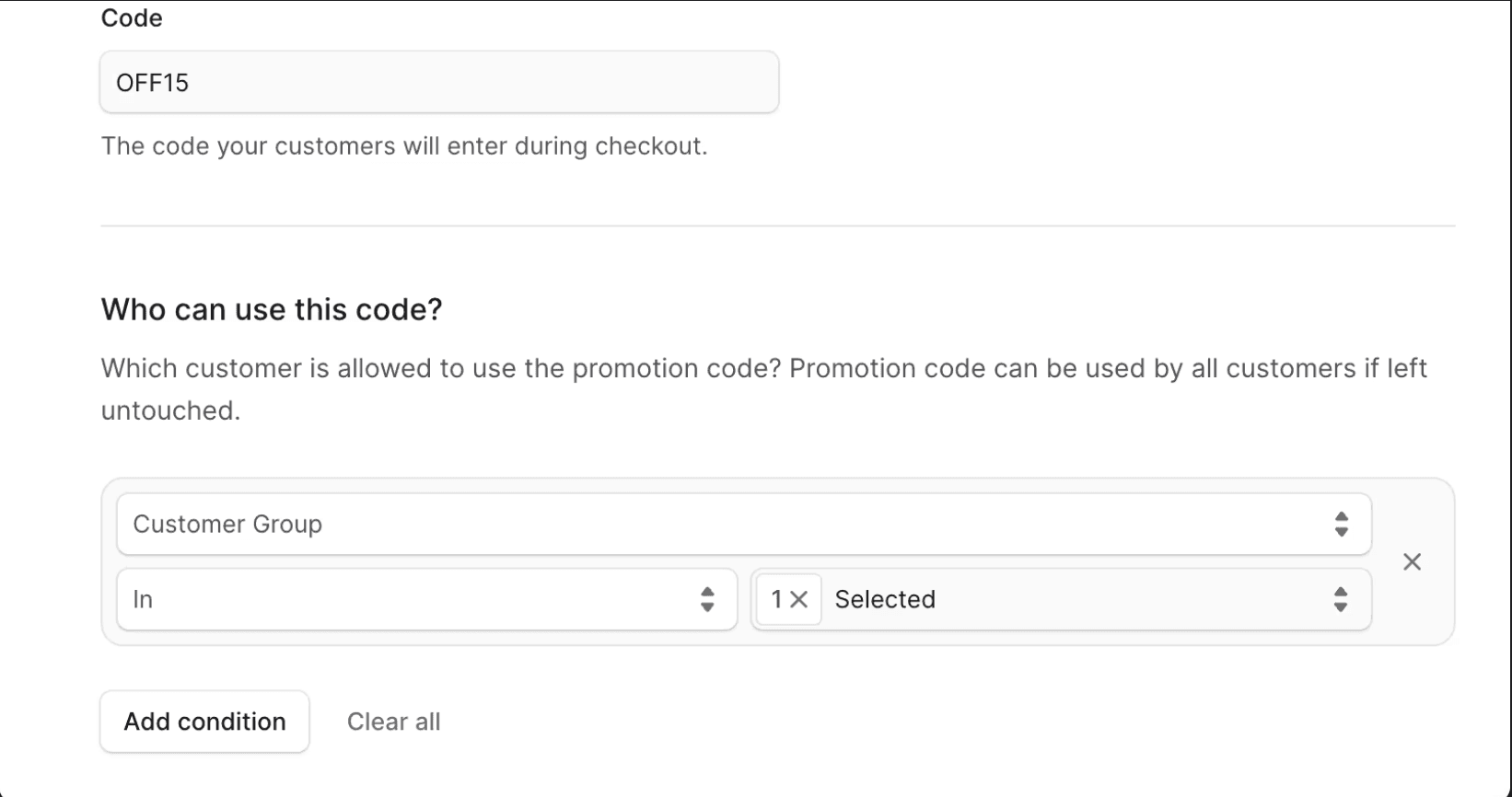 Promotions Screenshot