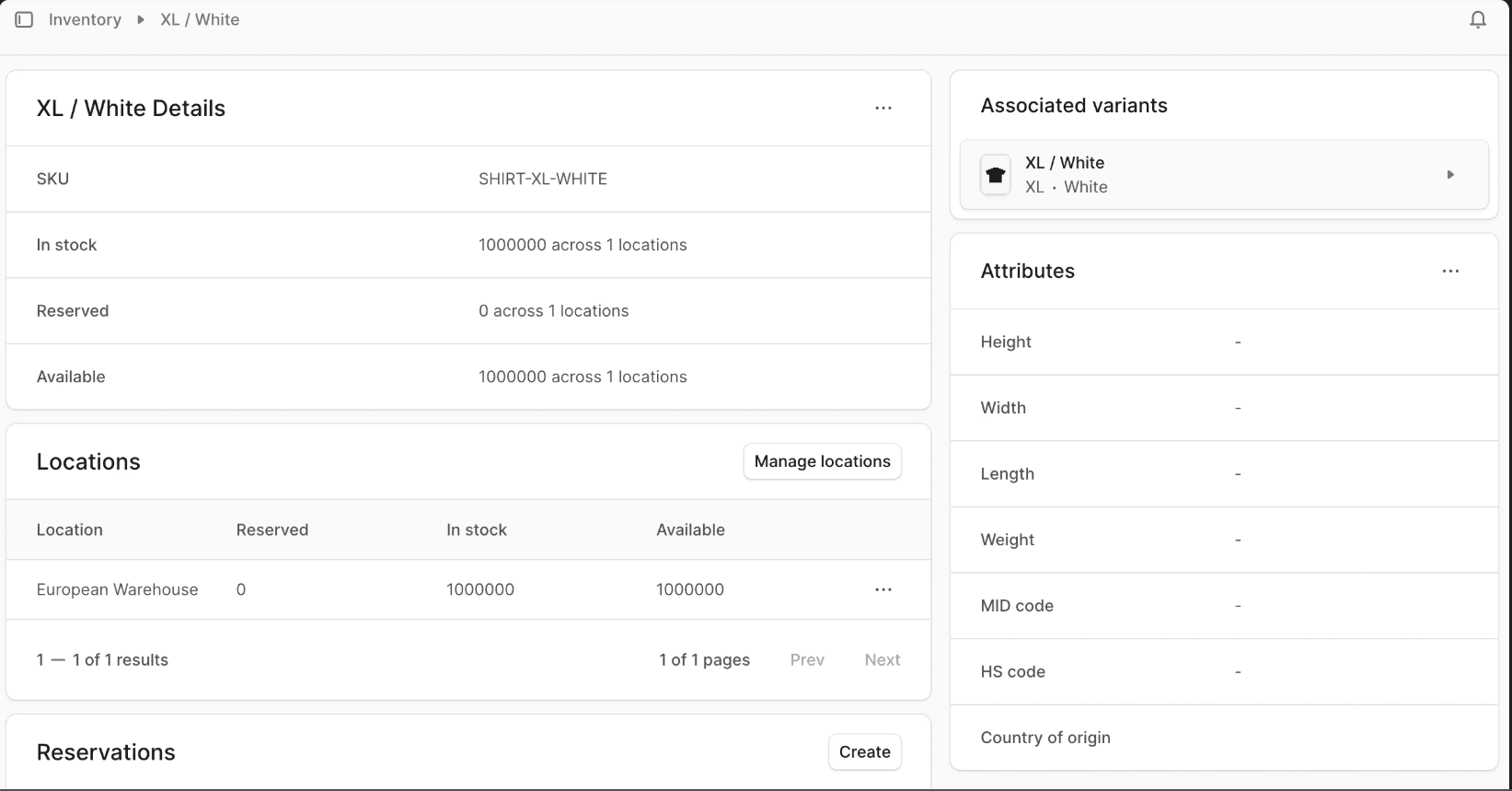 Inventory Screenshot