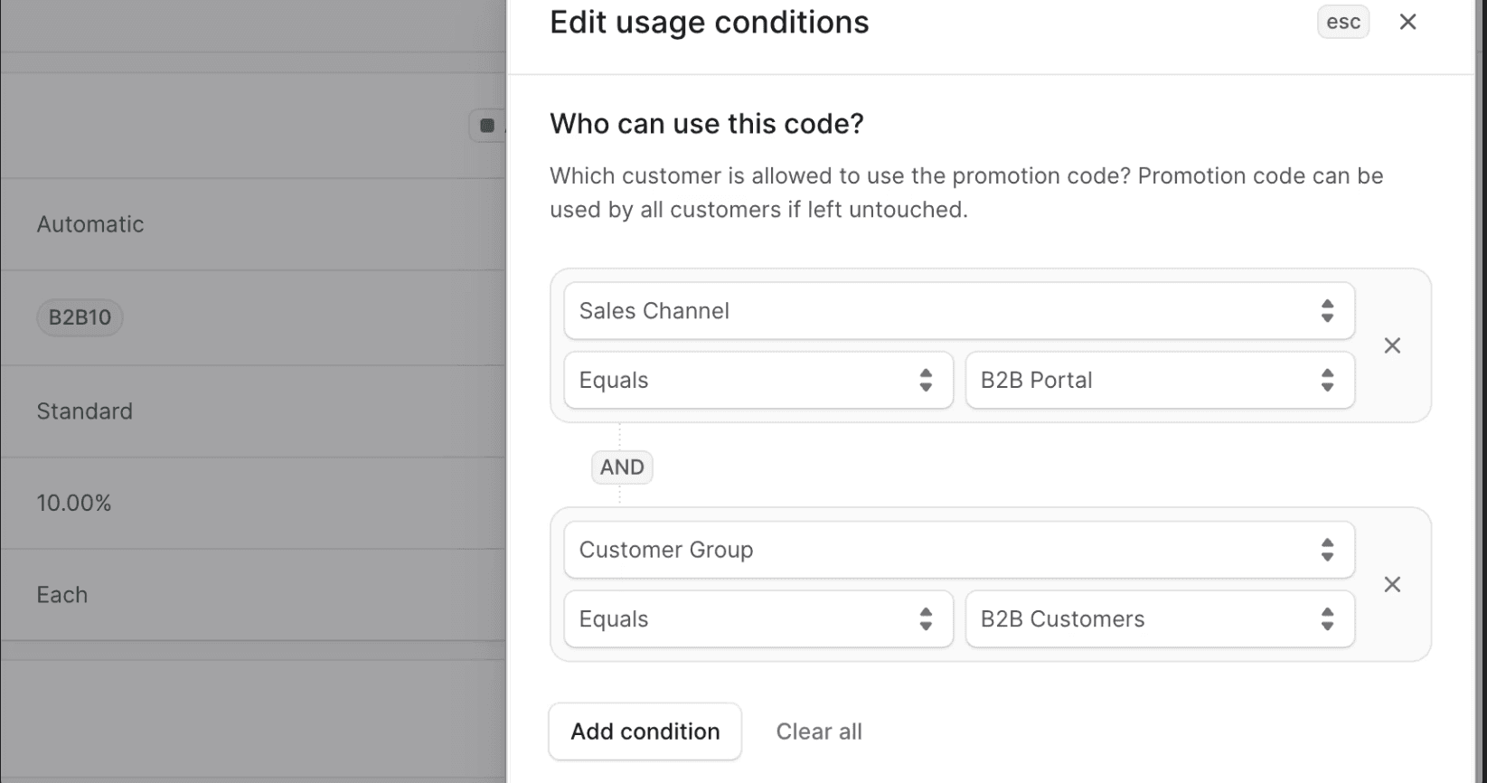 Promotions Screenshot